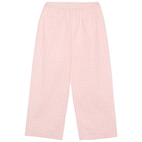 Sissel Edelbo Oda MINI Bukser Pink Checks 7-8 Y  Lyserød  7-8 år  kvinde