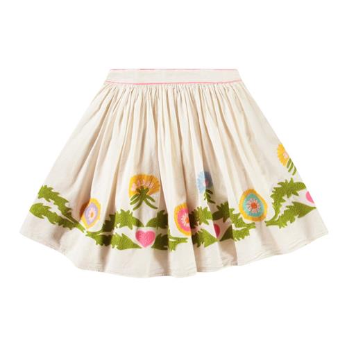 Molo Bonnie Skirt Dandelion Border 92/98 cm  Beige  92/98 cm  kvinde