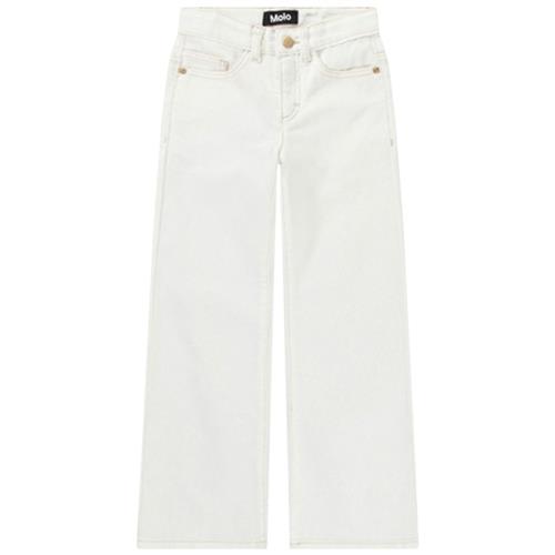Molo Asta Woven Pants Crisp White 92 cm  Hvid  92 cm  kvinde