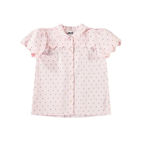 Molo Ronda Short Sleeve Shirt Charlotte Pink 134/140 cm  Lyserød  134/140 cm  kvinde