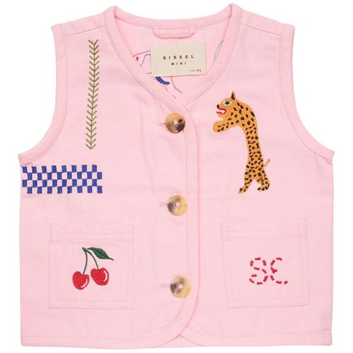 Sissel Edelbo Ellie Mini Vest Lyserød | Lyserød | 5-6 years