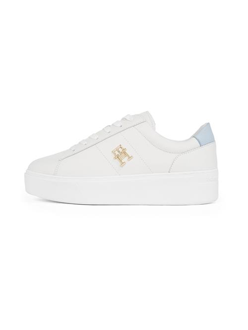 TOMMY HILFIGER Sneaker low 'COURT'  ecru / himmelblå