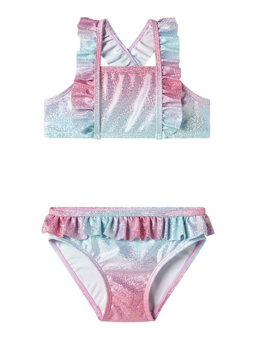 NAME IT Bikini 'Zelma'  lyseblå / lyserød / mørk pink