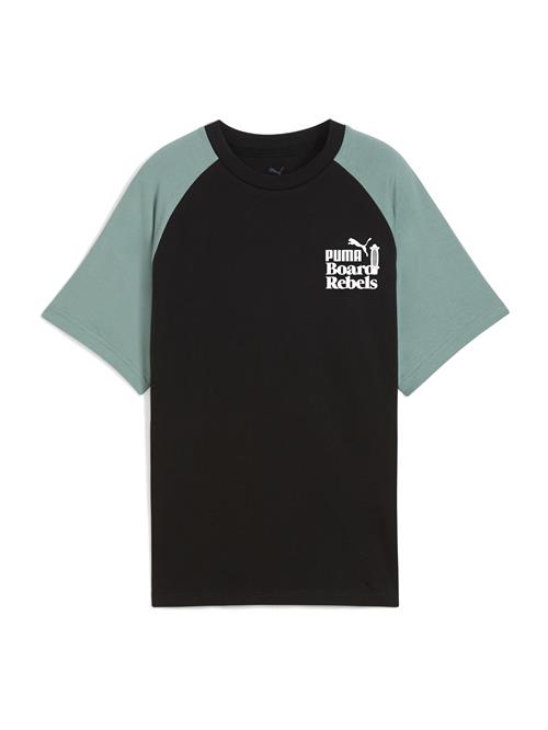 PUMA Shirts 'MID90S'  grå / lysegrøn / sort / hvid
