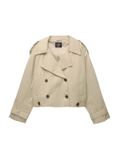 Pull&Bear Overgangsfrakke  beige