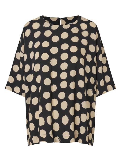 Masai Bluse 'Degana'  beige / sort