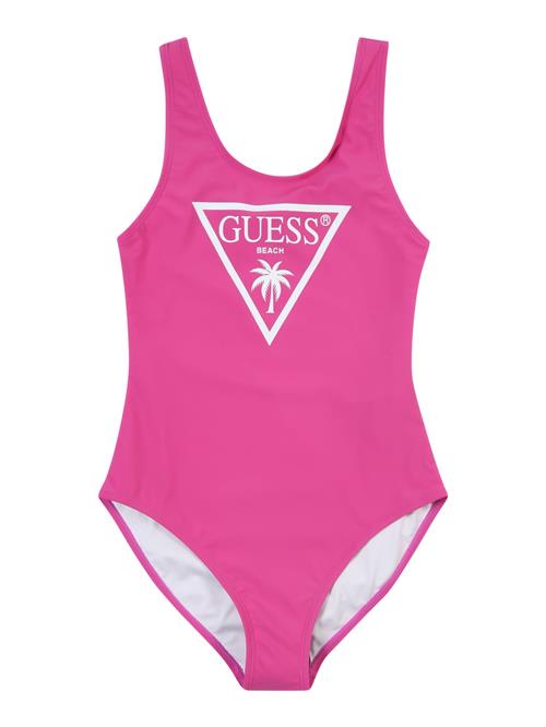 GUESS Badedragt  pink / hvid