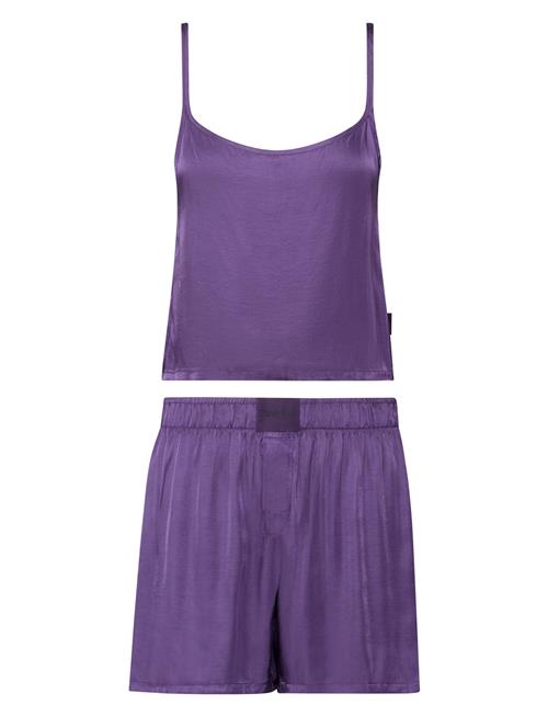 Sleeveless Short Set Calvin Klein Purple