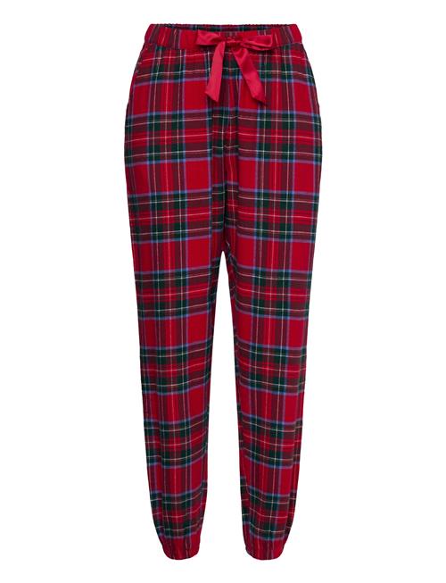 Se Flannel Pyjama Pants Hunkemöller Red ved Booztlet