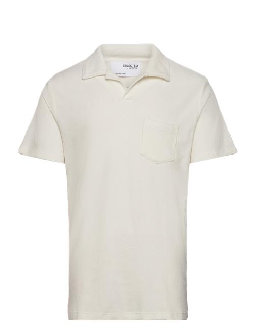 Slhrelax-Terry Ss Resort Polo Ex Selected Cream
