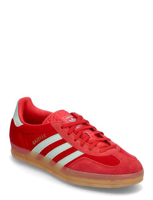 Se Gazelle Indoor W Adidas Originals Red ved Booztlet