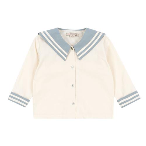 Konges Sløjd GOTS Celebration Sailor Skjorte Ashley Blue 4 Y  Blå  4 år  mand