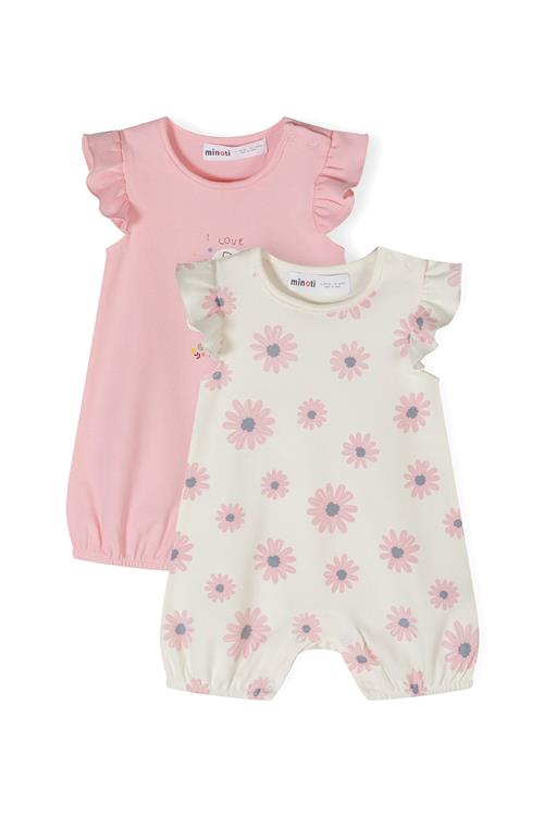 MINOTI Sparkedragt/Body  blå / gul / lys pink / hvid