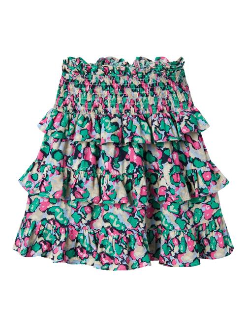 NAME IT Nederdel  beige / lyseblå / jade / pink