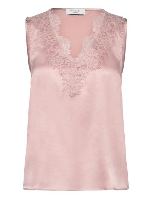 Se Silk Top Rosemunde Pink ved Booztlet