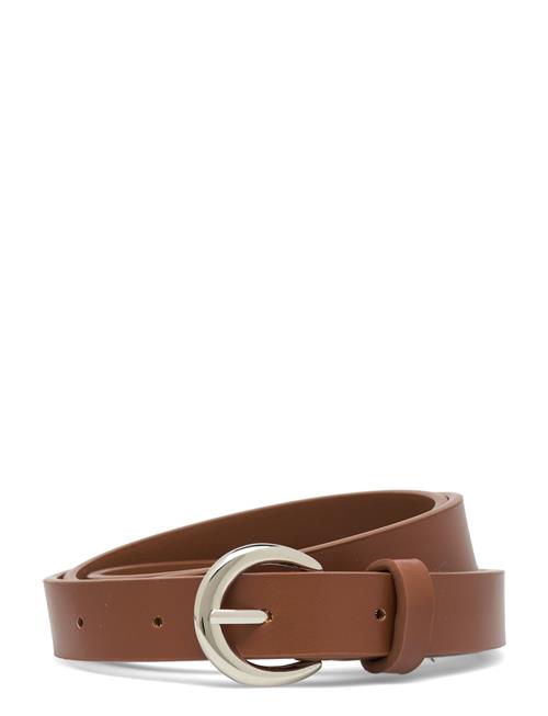 Se Solid Slim Belt Becksöndergaard Brown ved Booztlet