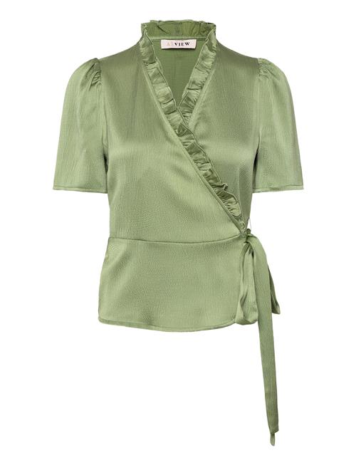 Se Peony Blouse A-View Green ved Booztlet