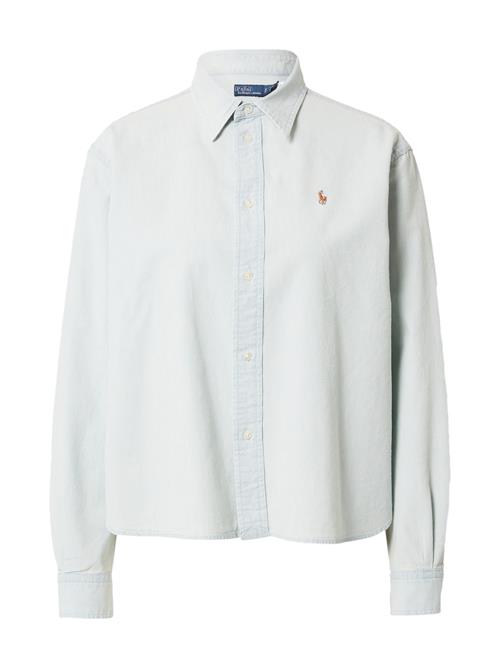 Se Polo Ralph Lauren Bluse  lyseblå / brun ved About You