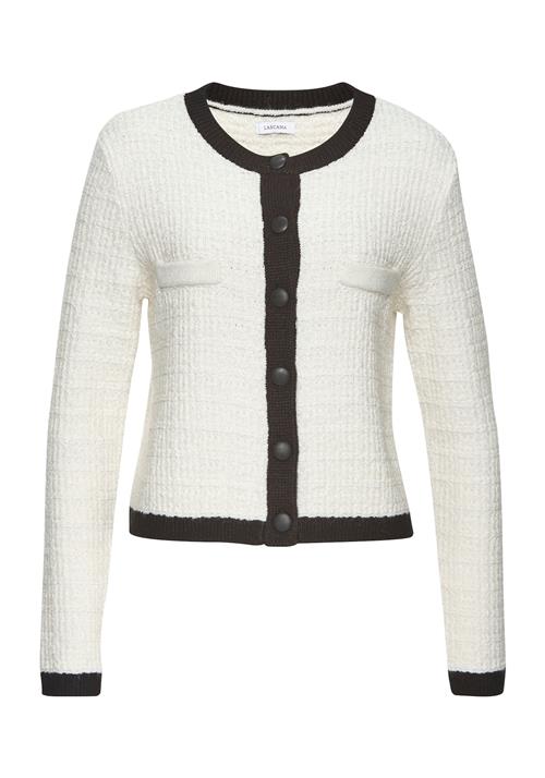 LASCANA Cardigan  creme / sort