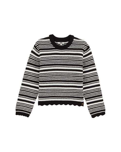 WE Fashion Pullover  sort / hvid