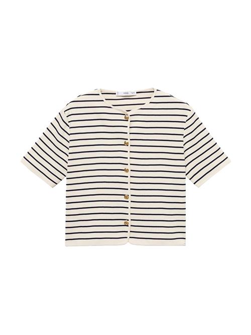 MANGO Cardigan 'PORTA'  beige / navy