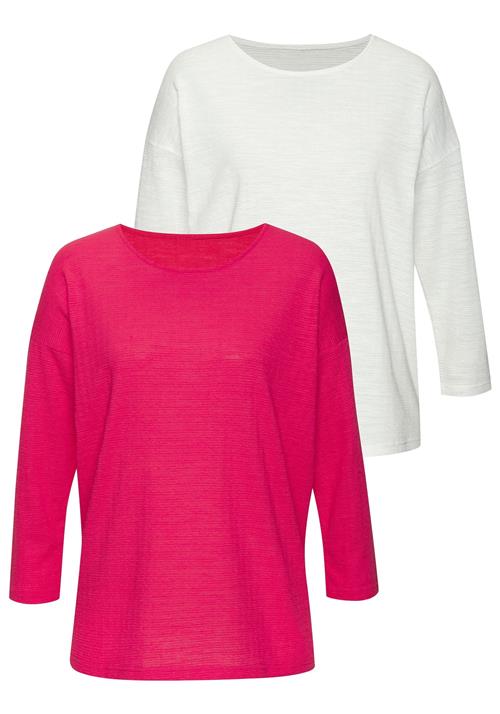 Se VIVANCE Shirts  fuchsia / hvid ved About You