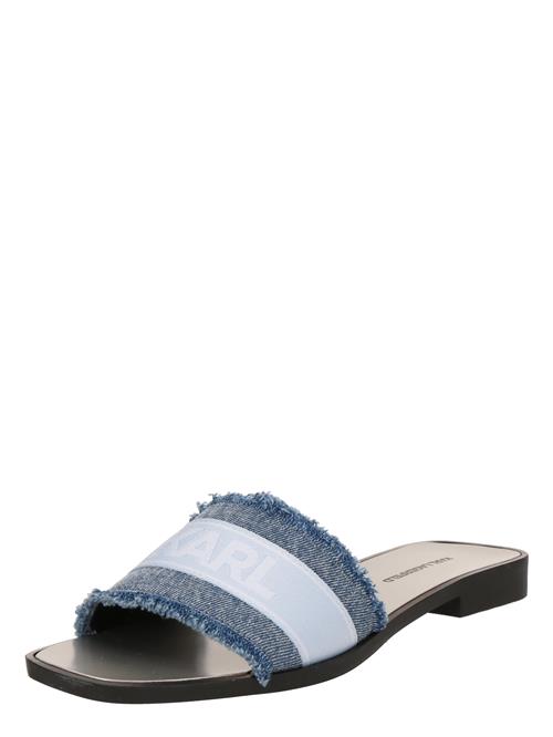 Karl Lagerfeld Pantoletter  blue denim / lyseblå / hvid