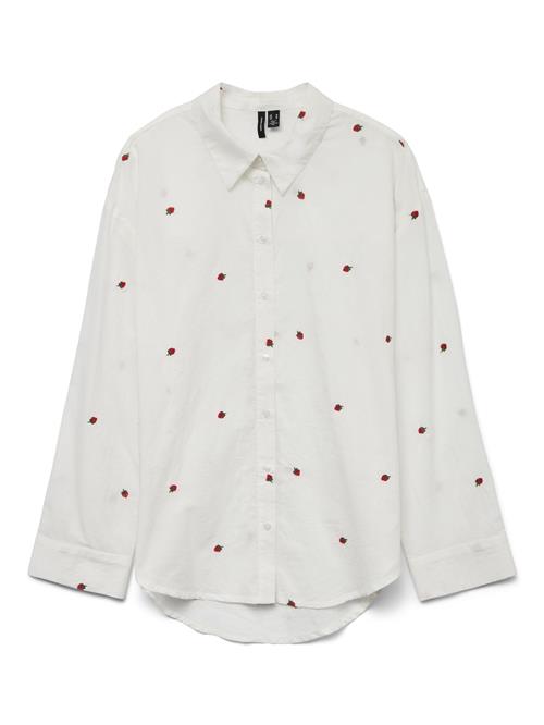 VERO MODA Bluse 'VMODONA'  rød / hvid