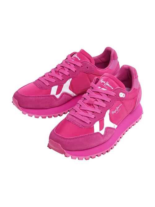 Se Pepe Jeans Sneaker low 'BRIT-ON'  pink / hvid ved About You