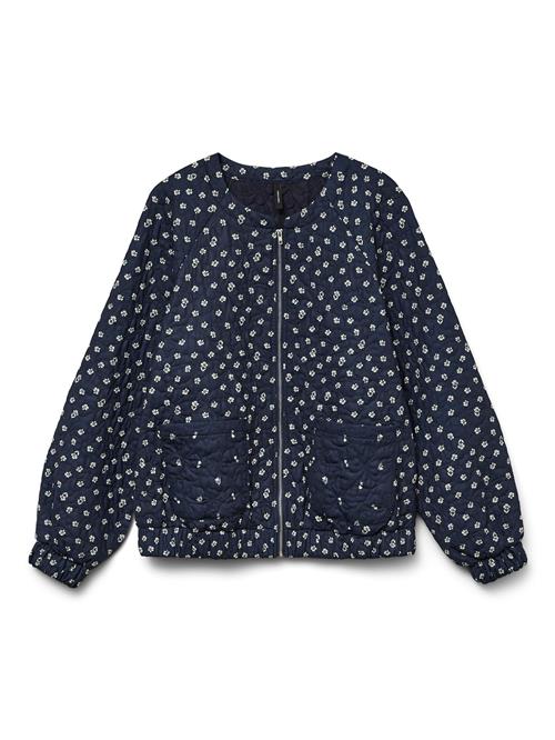 VERO MODA Overgangsjakke 'VMSandie'  navy / hvid