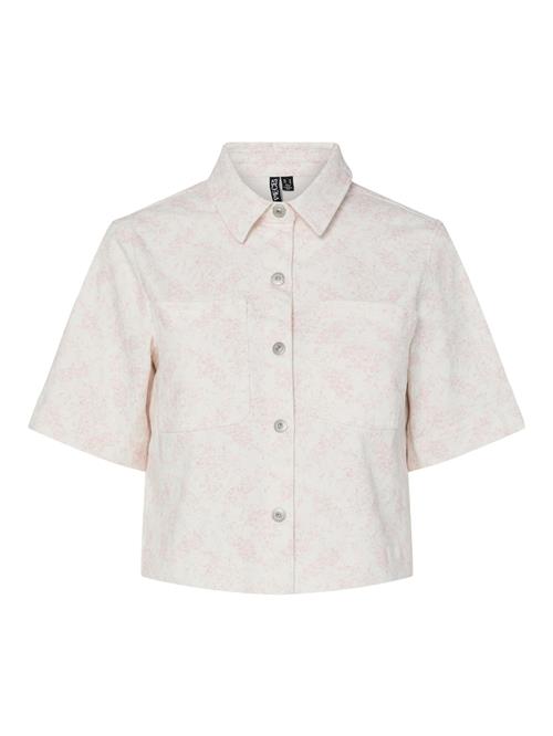 PIECES Bluse 'PCSalume'  rosé / hvid