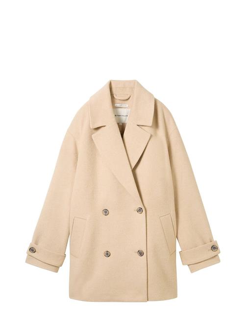 Se Short Coat Tom Tailor Beige ved Booztlet