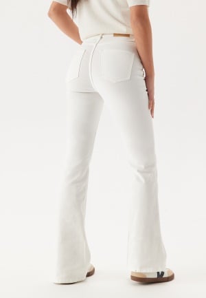 BUBBLEROOM High Flare Superstretch Jeans White 48