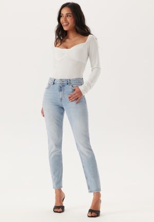 BUBBLEROOM Slim Ankle Jeans Bleached denim 46