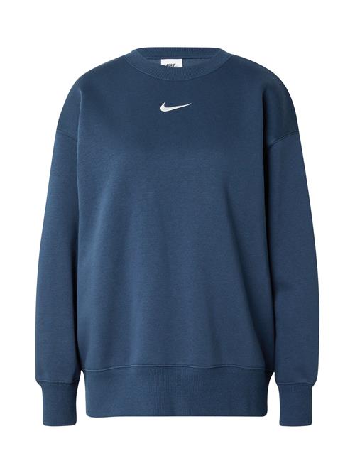 Se Nike Sportswear Sweatshirt 'PHOENIX FLEECE'  navy / hvid ved About You