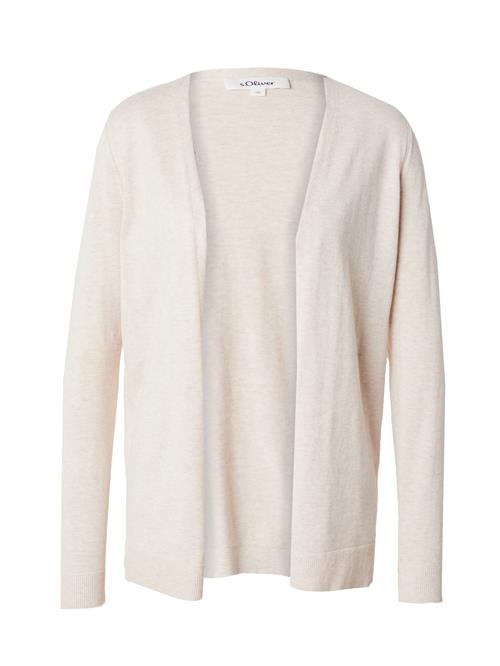 s.Oliver Cardigan  beige-meleret