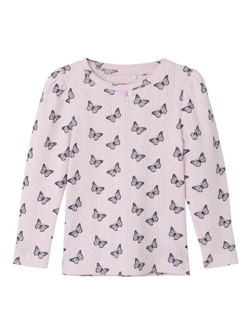 NAME IT Bluser & t-shirts  lyserød / sort