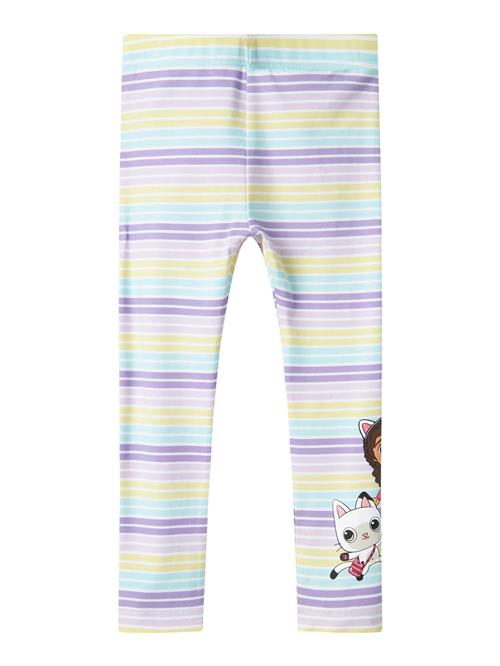 NAME IT Leggings 'NMFMena Gabby's Dollhouse'  gul / mint / orkidee / hvid