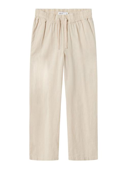 NAME IT Bukser 'NKFFalinnen'  lysebeige