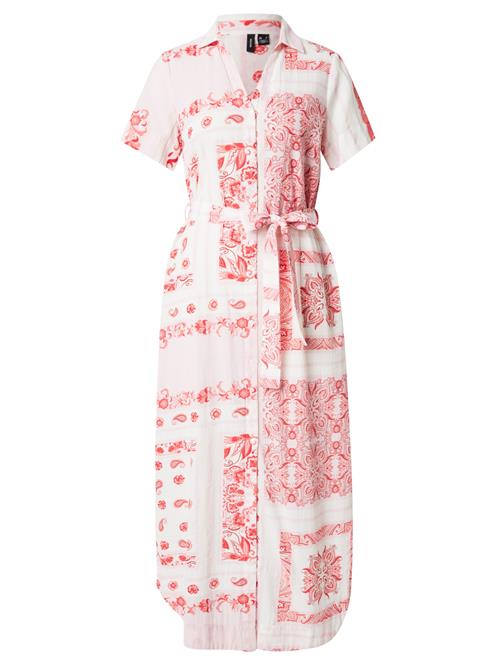 VERO MODA Blusekjole 'VMMILAN OMIA'  rød / hvid
