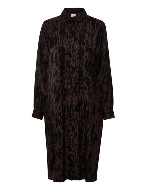 Karavia Shirt Dress Kaffe Brown