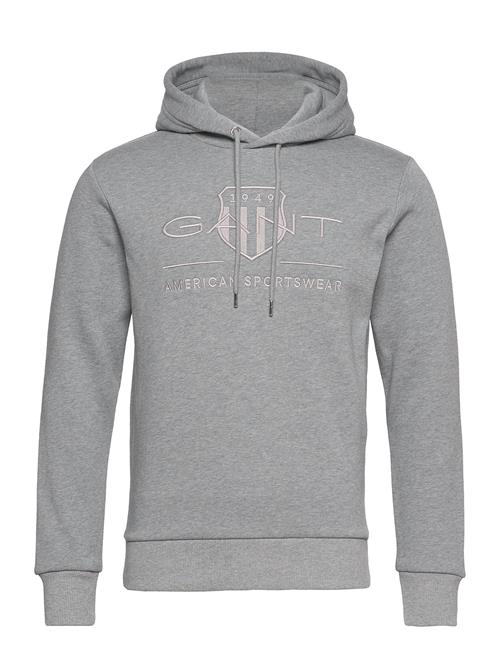 Reg Tonal Shield Hoodie GANT Grey