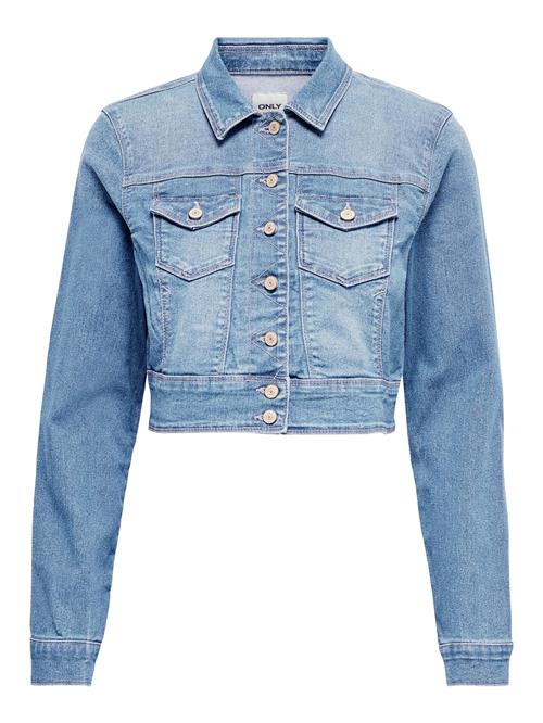 Only Petite Overgangsjakke 'WESTA'  blue denim