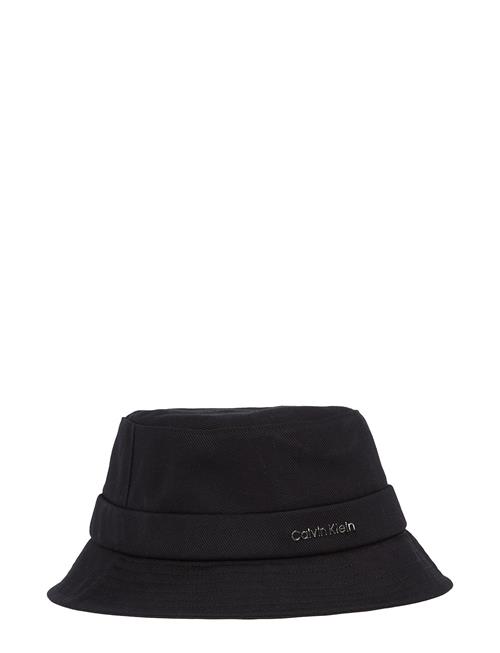 Back Tie Cotton Twill Bucket Calvin Klein Black