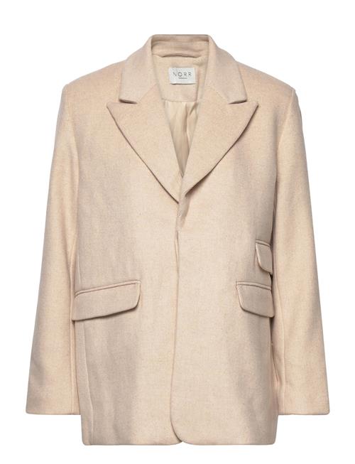 Se Bridget Blazer NORR Beige ved Booztlet