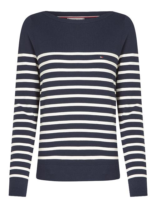 Co Jersey Stitch Ls Boat-Nk Swt Tommy Hilfiger Navy