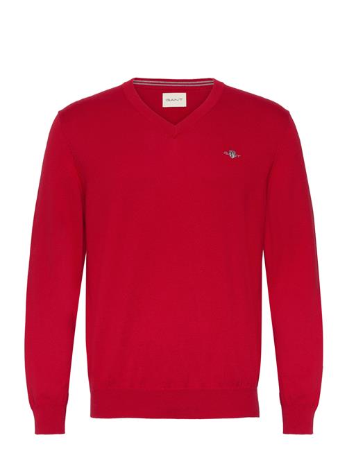 Classic Cotton V-Neck GANT Red