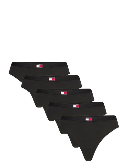 5 Pack Flag Thong Tommy Hilfiger Black