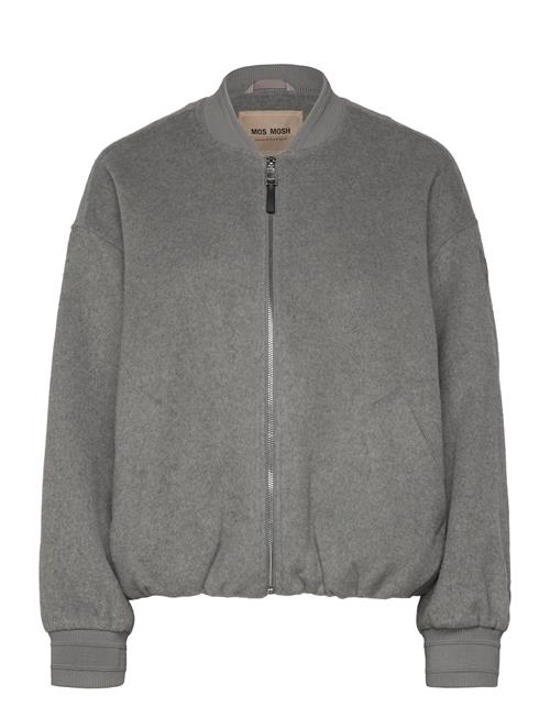 Se Mmdumont Wool Jacket MOS MOSH Grey ved Booztlet