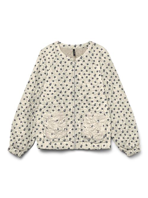 VERO MODA Overgangsjakke 'SANDIE'  mørkeblå / hvid